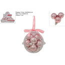 orizzonte christmas pallina natale 12 pz rosa antico ean 8053482244082