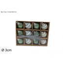 orizzonte christmas pallina natale 12 pz verde e bianca ean 8053482234977