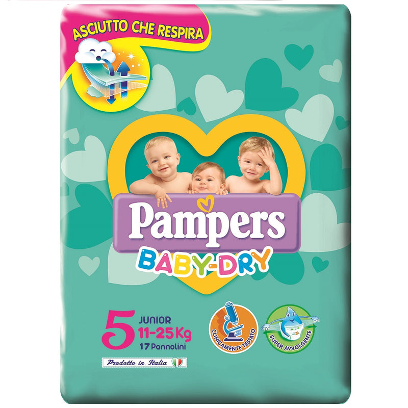 immagine-1-pampers-pampers-baby-dry-17pz-5ms-junior-pampers-ean-8001480091290