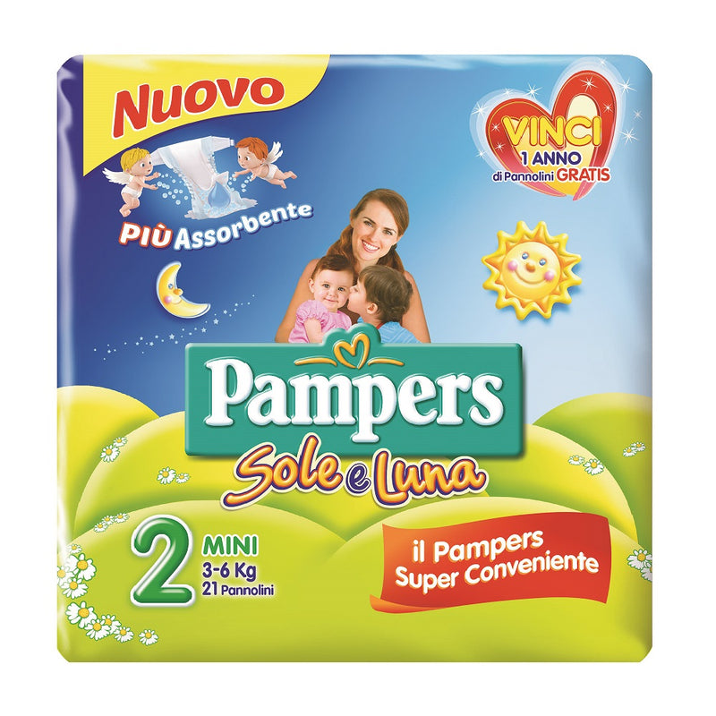 immagine-1-pampers-pampers-sole-e-luna-21pz-2ms-mini-pampers-ean-8001480110267