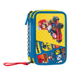 panini astuccio 3 zip mariokart ean 8058263219914
