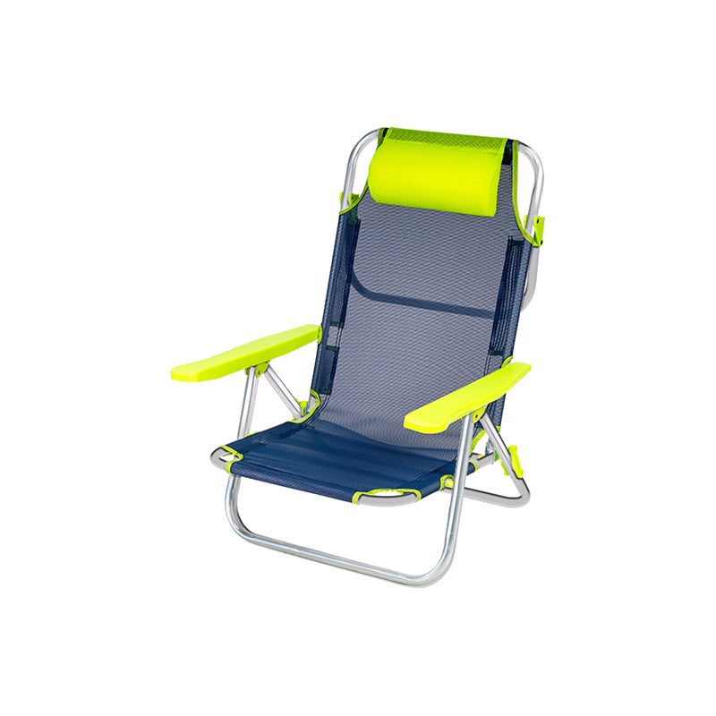 partenope poltrona neon pieghevole e reclinabile blu ean 8051094297663