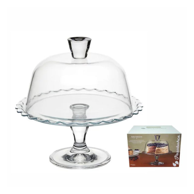 pasabahce alzata vetro patisserie 26cm con cupola ean 8693357524774