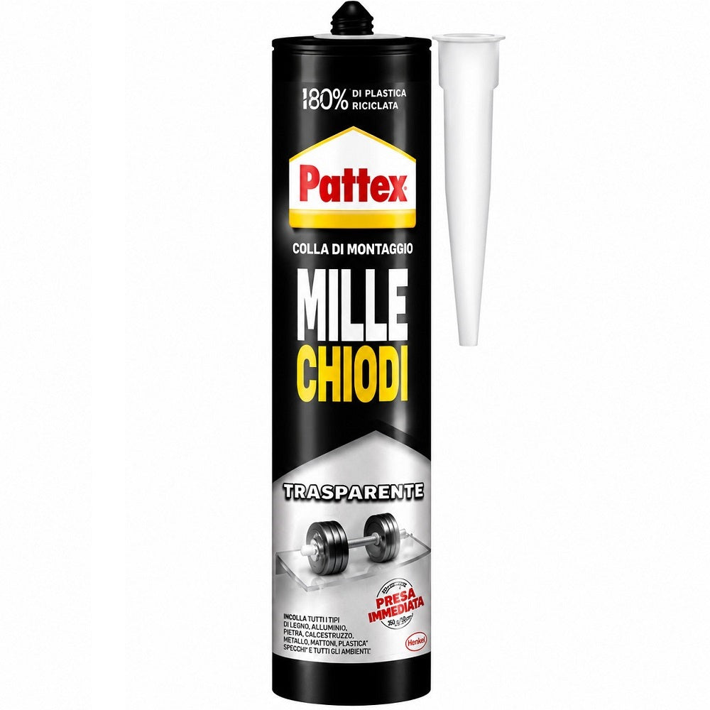 pattex pattex millechiodi trasparente classico 310 gr ean 3178040671140