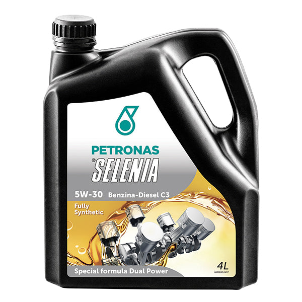 immagine-1-petronas-olio-selenia-petronas-sintetico-5w30-4-lt-ean-8001238163248