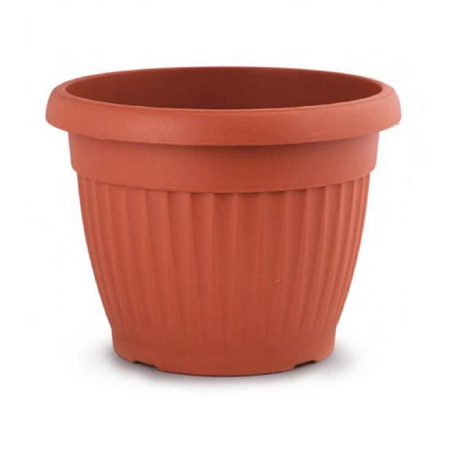 plana vaso mediterraneo rigato 25 cm terracotta ean 3838851330208