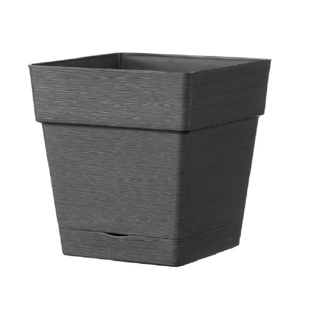 plana vaso quadrato glamour antracite 25x25x24 cm ean 3838851396839