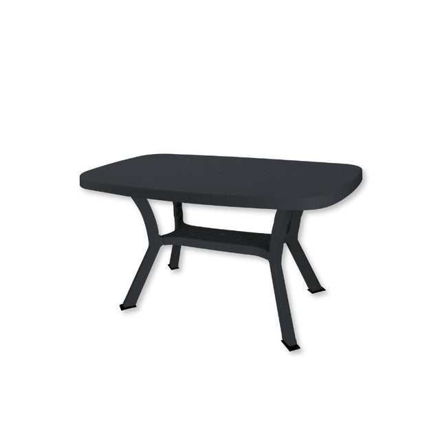 plastica alto sele tavolo otello elite resina antracite 140x82x72cm ean 8012824003879