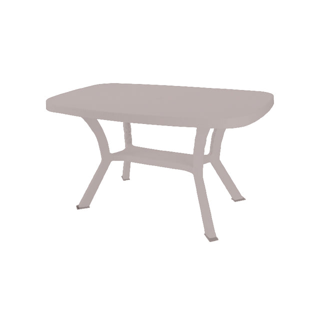 plastica alto sele tavolo otello elite resina tortora 140x82x72cm ean 8012824003886