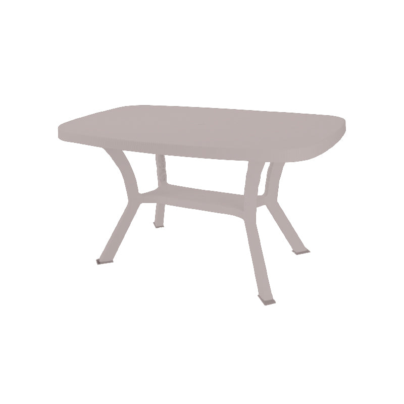plastica alto sele tavolo otello elite resina tortora 140x82x72cm ean 8012824003886