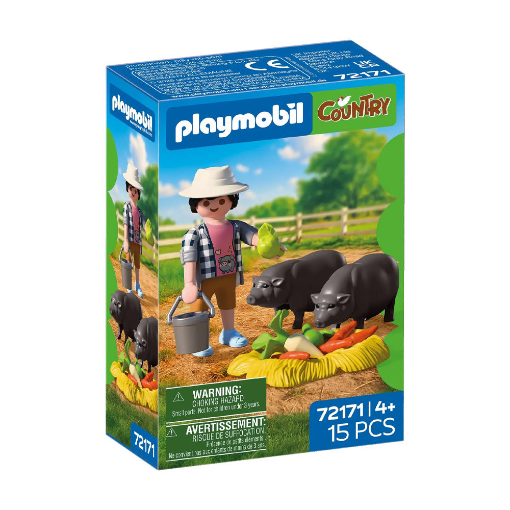 playmobil playmobil agricoltore con maialini ean 4008789721716