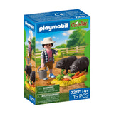 playmobil playmobil agricoltore con maialini ean 4008789721716