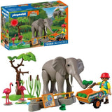 playmobil playmobil animals elefante con guardiano zoo ean 4008789720689