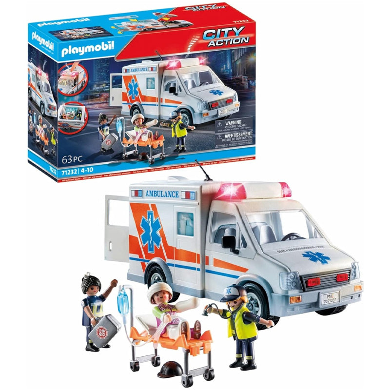 playmobil playmobil city action ambulanza 71232 ean 4008789712325