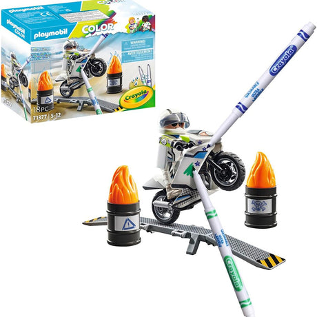 immagine-1-playmobil-playmobil-color-71377-motorbike-ean-4008789713773