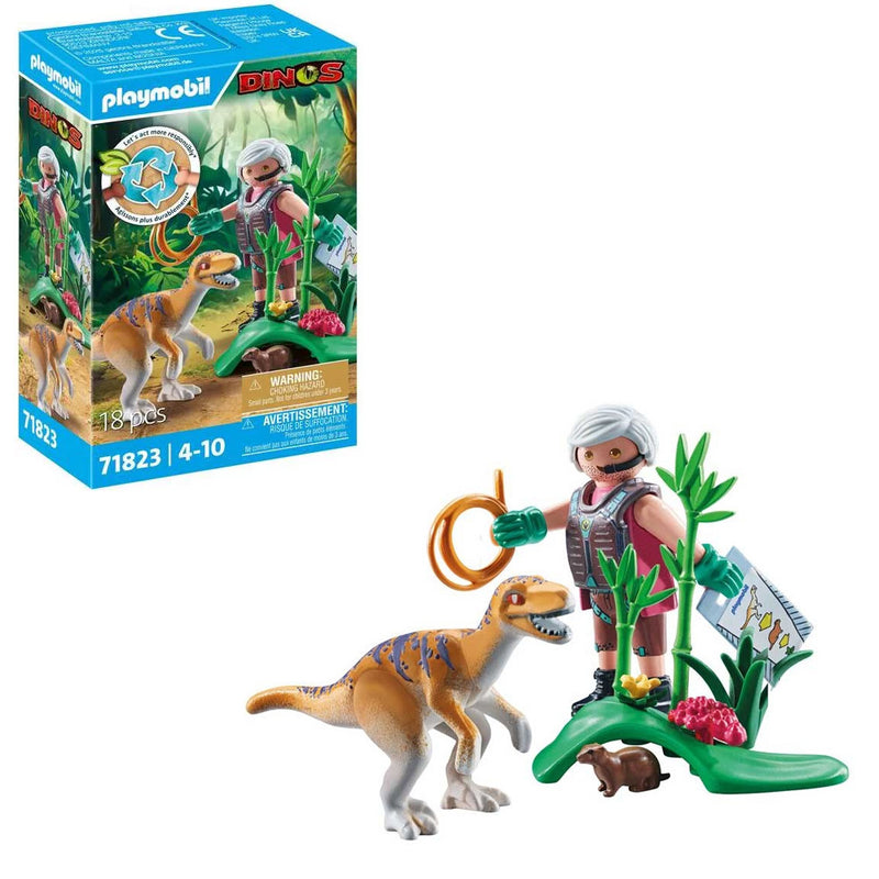 playmobil playmobil dinos velociraptor dino ean 4008789718235