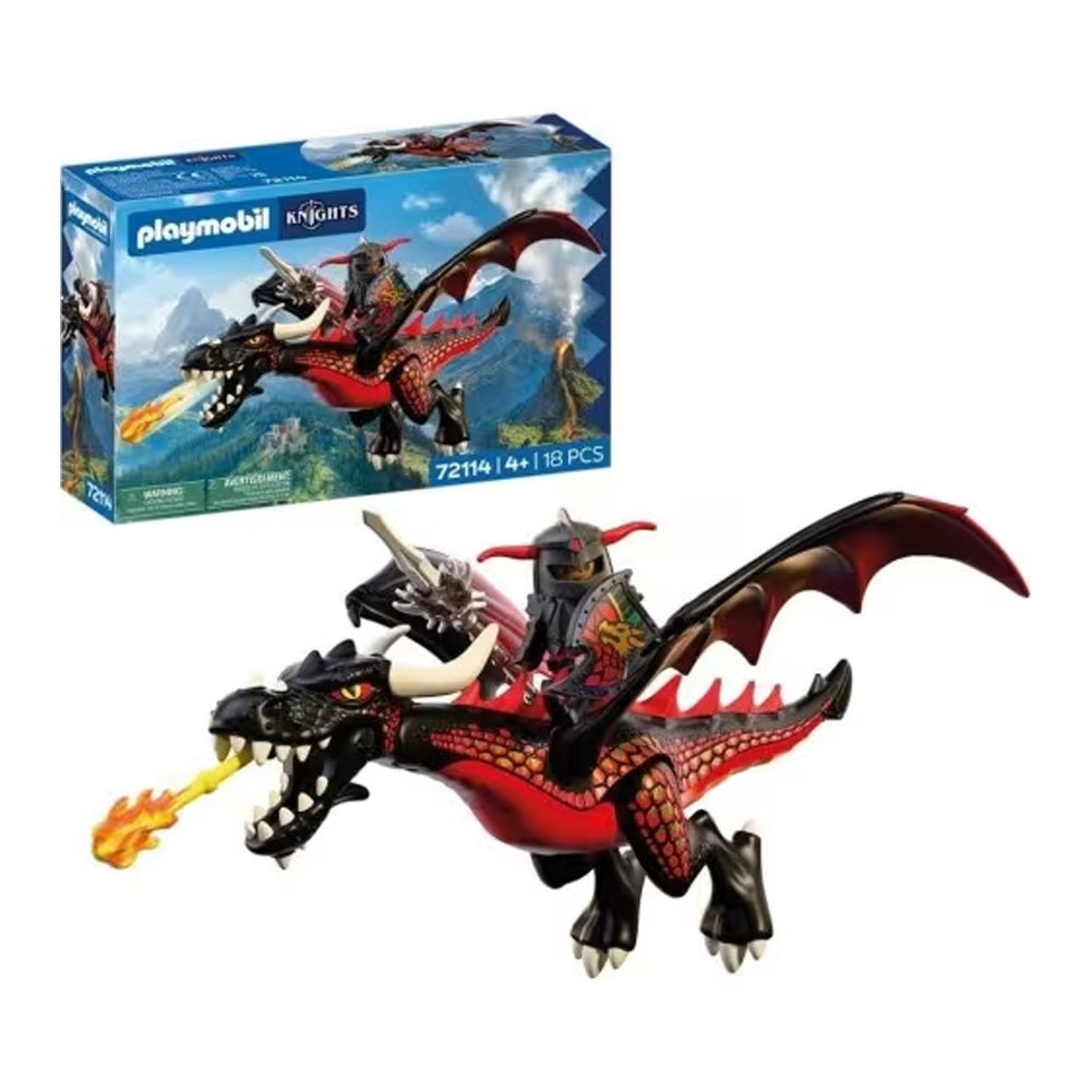 playmobil playmobil knights drago nero ean 4008789721143