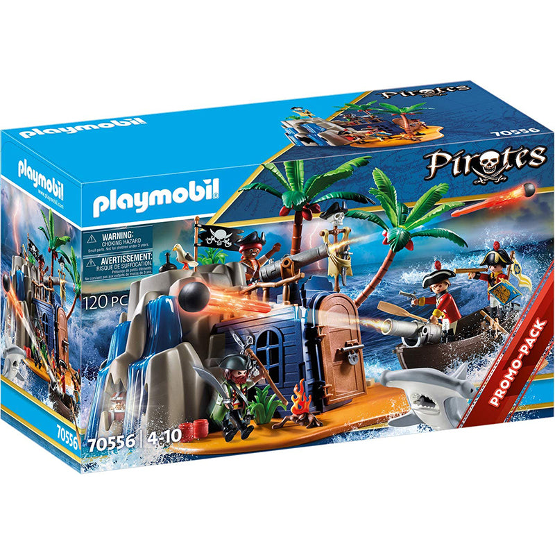 immagine-1-playmobil-playmobil-pirates-70556-covo-del-tesoro-dei-pirati-ean-4008789705563