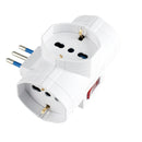 poly pool adattatore 3 prese pluristandard con interruttore ean 8008225023851