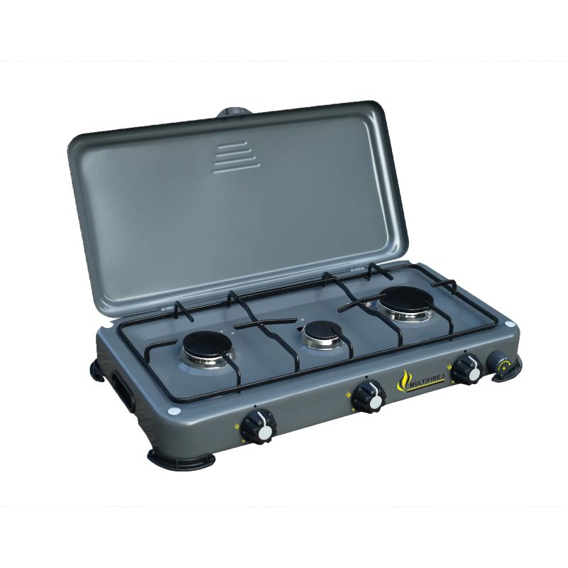project03 fornello a gas portatile 3 fuochi silver ean 6934589409258