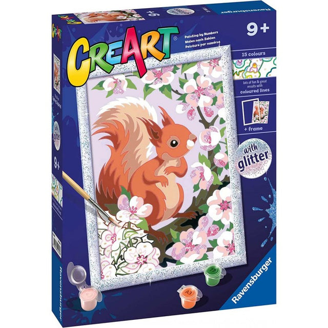 ravensburger creart serie d classic scoiattolo con glitter ean 4005556201808