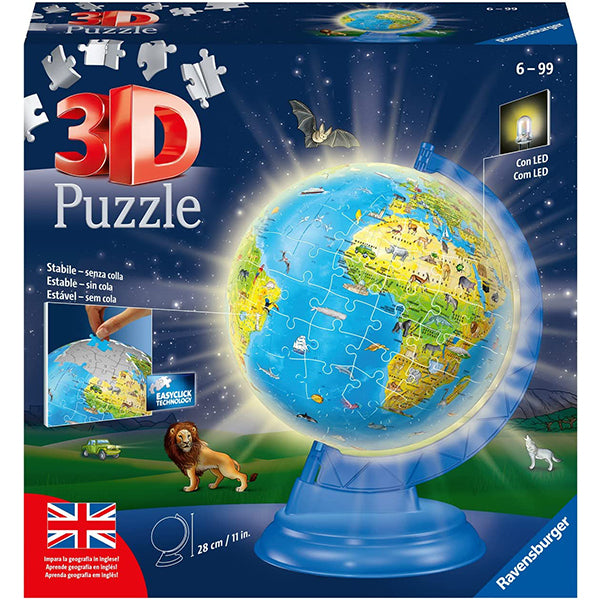immagine-1-ravensburger-puzzle-3d-mappamondo-night-ravensburger-11498-ean-4005556114986