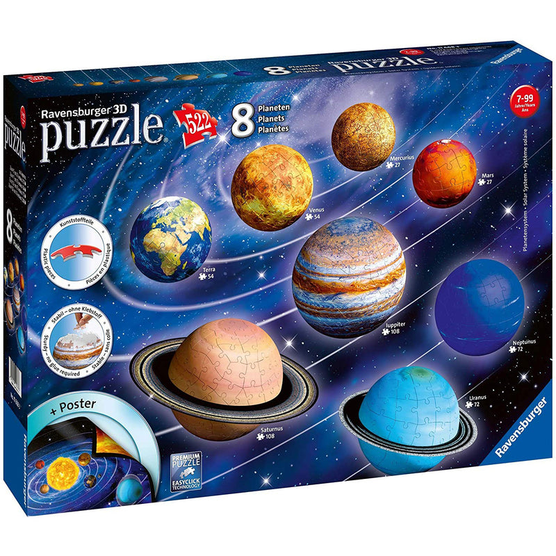 immagine-1-ravensburger-puzzleball-3d-il-sistema-planetario-11668-ean-4005556116683