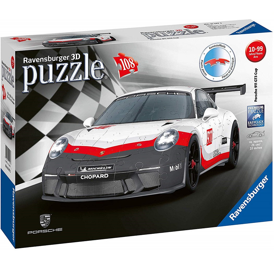 ravensburger ravensburger puzzle 3d 11147 porsche 911 gt3 ean 4005556111473