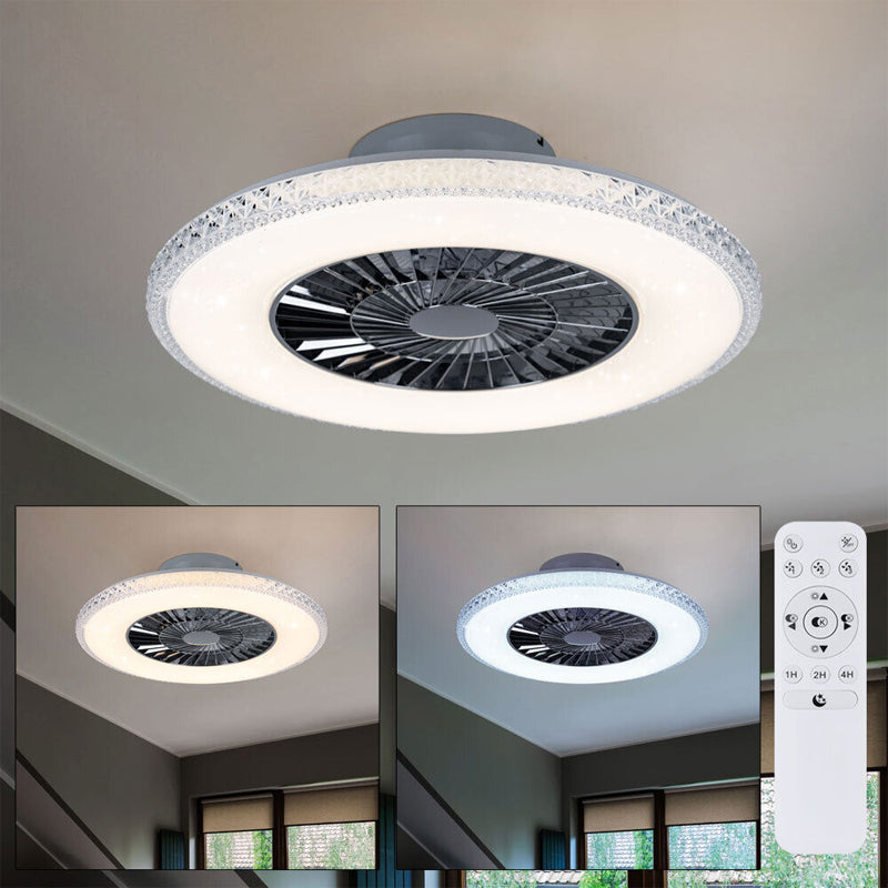 reality leuchten plafoniera ventilatore harstad 60cm 4400 lumen ean 4017807461206
