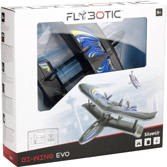 rocco giocattoli aereo radiocomandato volante biplano bi wing evo 20731972 ean 8027679073052