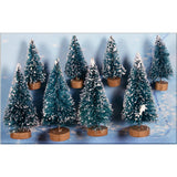 rossi rosa set 8 alberi per presepe 5 e 8 cm ean 8018623020062