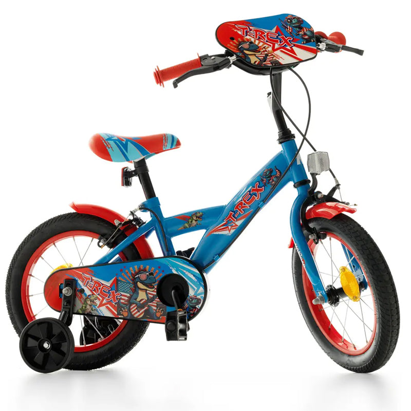 sal mar bici 16 boy t rex con rotelline stabilizzatrici ean 8055965544344