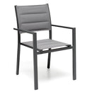 sal mar poltrona ostuni in alluminio e textilene antracite ean 8051886430377