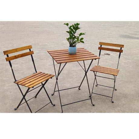 sal mar set giardino bistrot con tavolo e sedie pieghevoli ean 8051886430179
