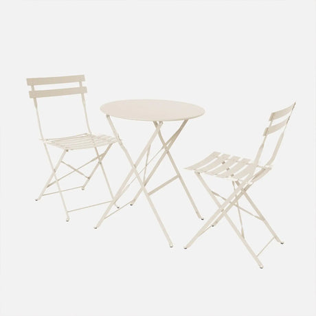 sal mar set tavolo 2 sedie bistro ferro crema ean 8051886470854