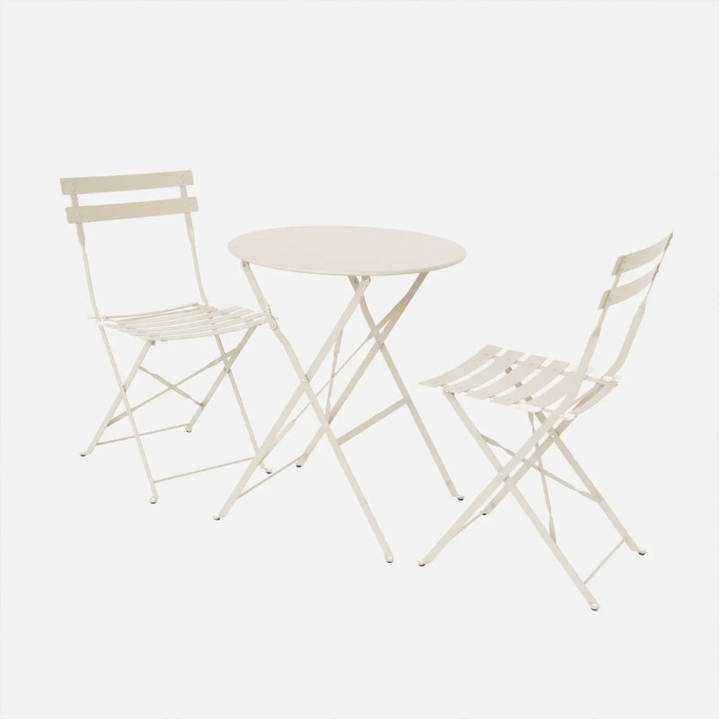 sal mar set tavolo 2 sedie bistro ferro crema ean 8051886470854