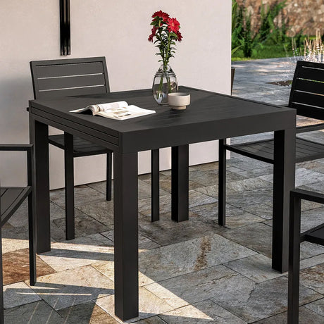 sal mar tavolo ostuni antracite 90180x90 cm alluminio ean 8051886434566