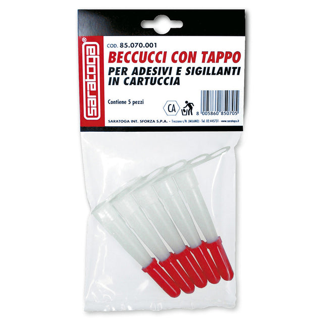 saratoga beccucci con tappo per adesivi e sigillanti ean 8005860850705