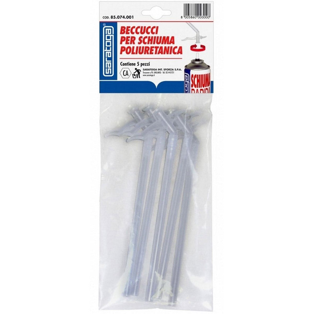 saratoga beccucci erogatore schiuma 5pezzi saratoga ean 8005860850743