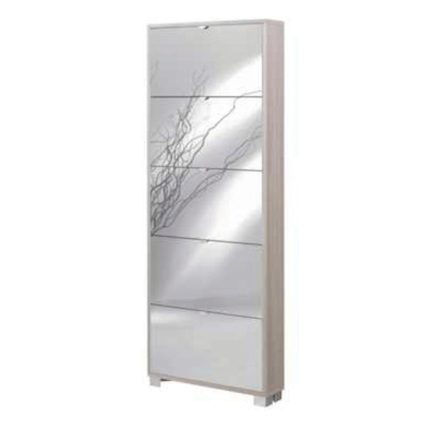 sarmog scarpiera clivia 5 ante specchio olmo 70x18x190cm ean 8026829977677