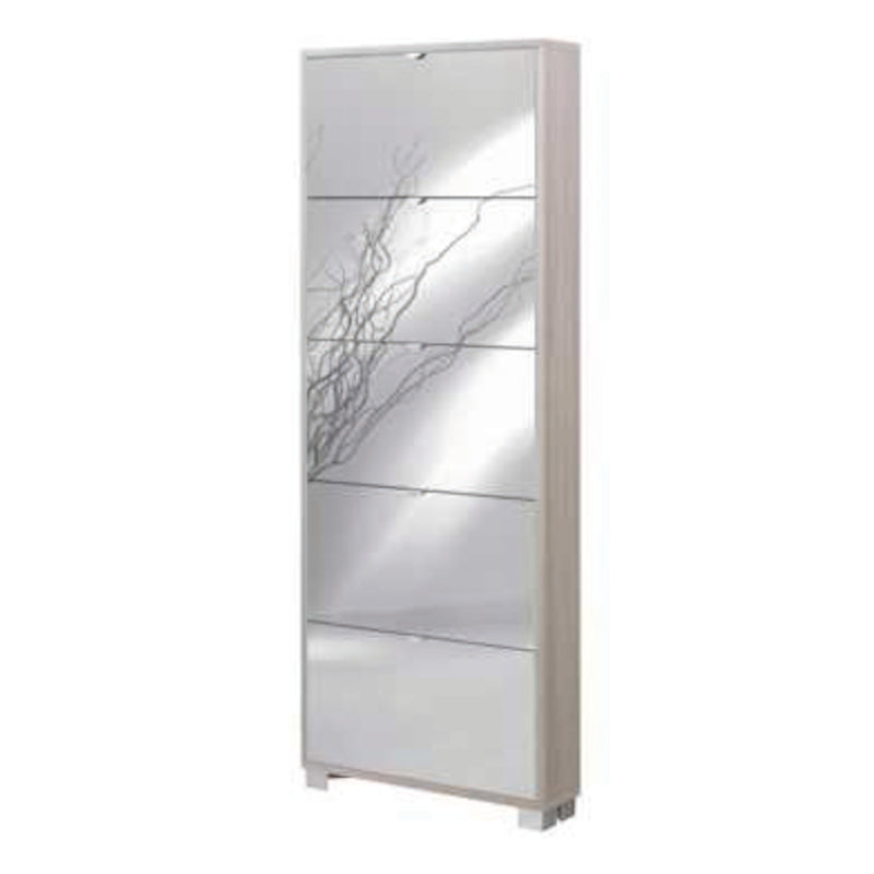 sarmog scarpiera clivia 5 ante specchio olmo 70x18x190cm ean 8026829977677