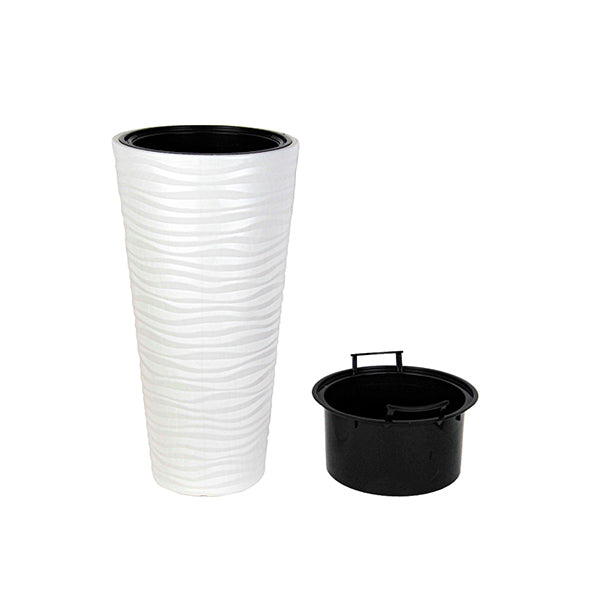 serinova vaso alto kumsal 30xh57cm bianco ean 8680648625982