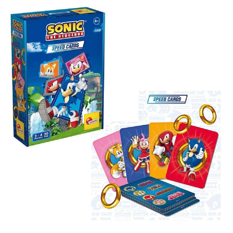 sonic sonic speed cards game ean 8008324099269