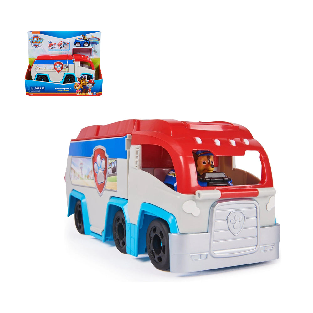 spin master paw patrol pup squad transporter con chase ean 0681147042988