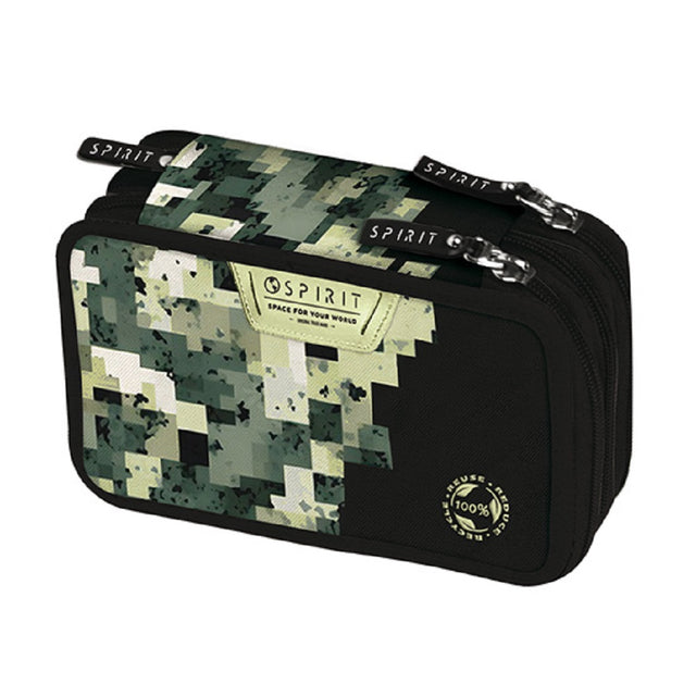 spirit astuccio a 3 zip spirit city pixel ean 8059606167879