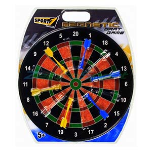 sport one bersaglio 40cm magnetico 6dardi 0011 ean 8003029602417