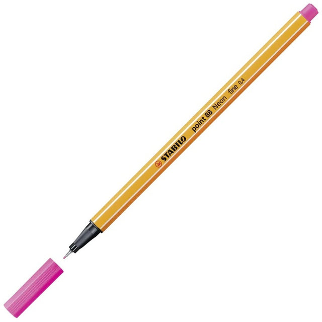 stabilo fineliner stabilo point rosa fluo 88056 ean 4006381438896