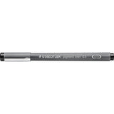 staedtler fineliner nero staedtler pigment liner 05 mm ean 4007817330432