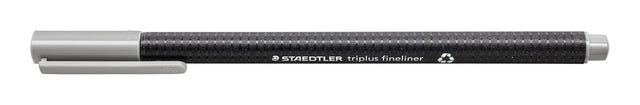 staedtler fineliner triplus staedtler 03 mm grigio argento ean 4007817334386