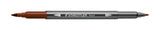 staedtler penna acquerellabile doppia punta marrone ean 4007817108796